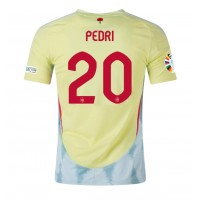 Španielsko Pedri Gonzalez #20 Vonkajší futbalový dres ME 2024 Krátky Rukáv
